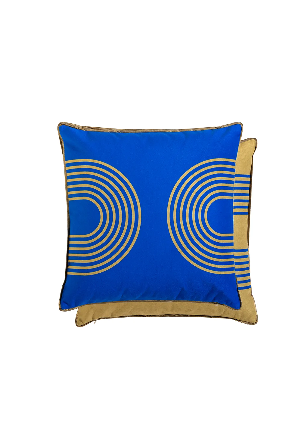 Coussin Colisée Carré, déclinaison Carmin, par Christian Signorel