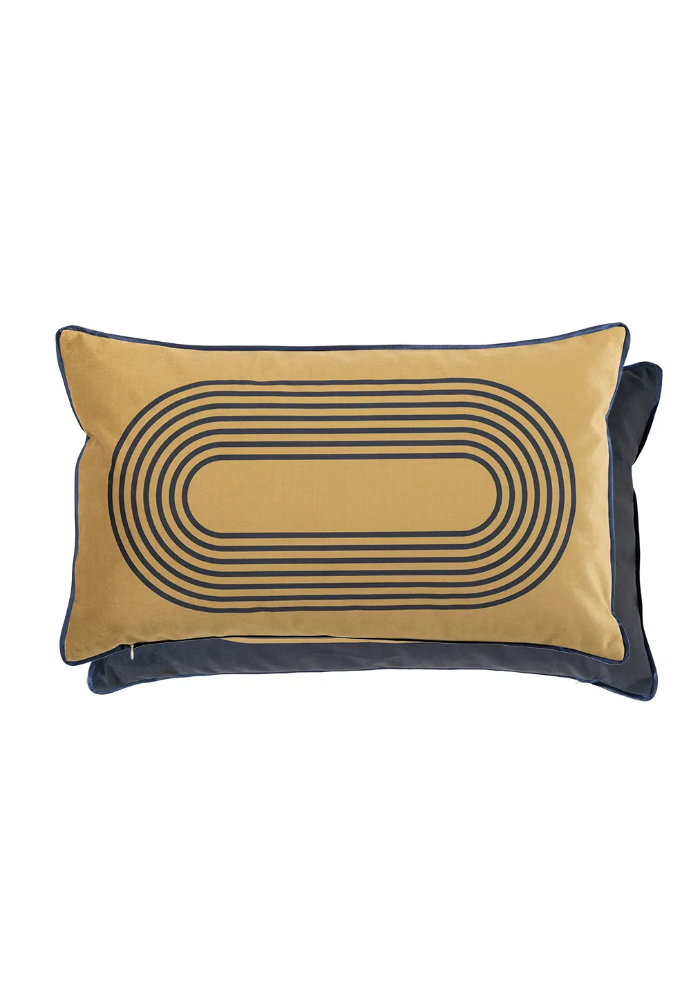 Coussin Olympie, déclinaison Encre, par Christian Signorel