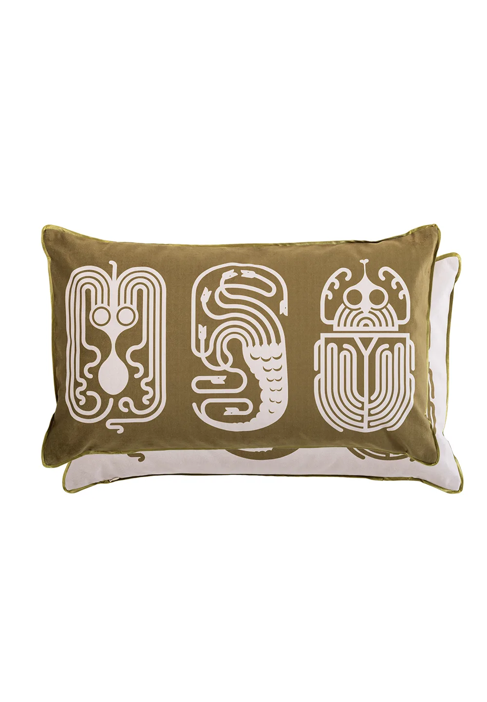 Coussin Tribus, déclinaison Terracotta, par Christian Signorel