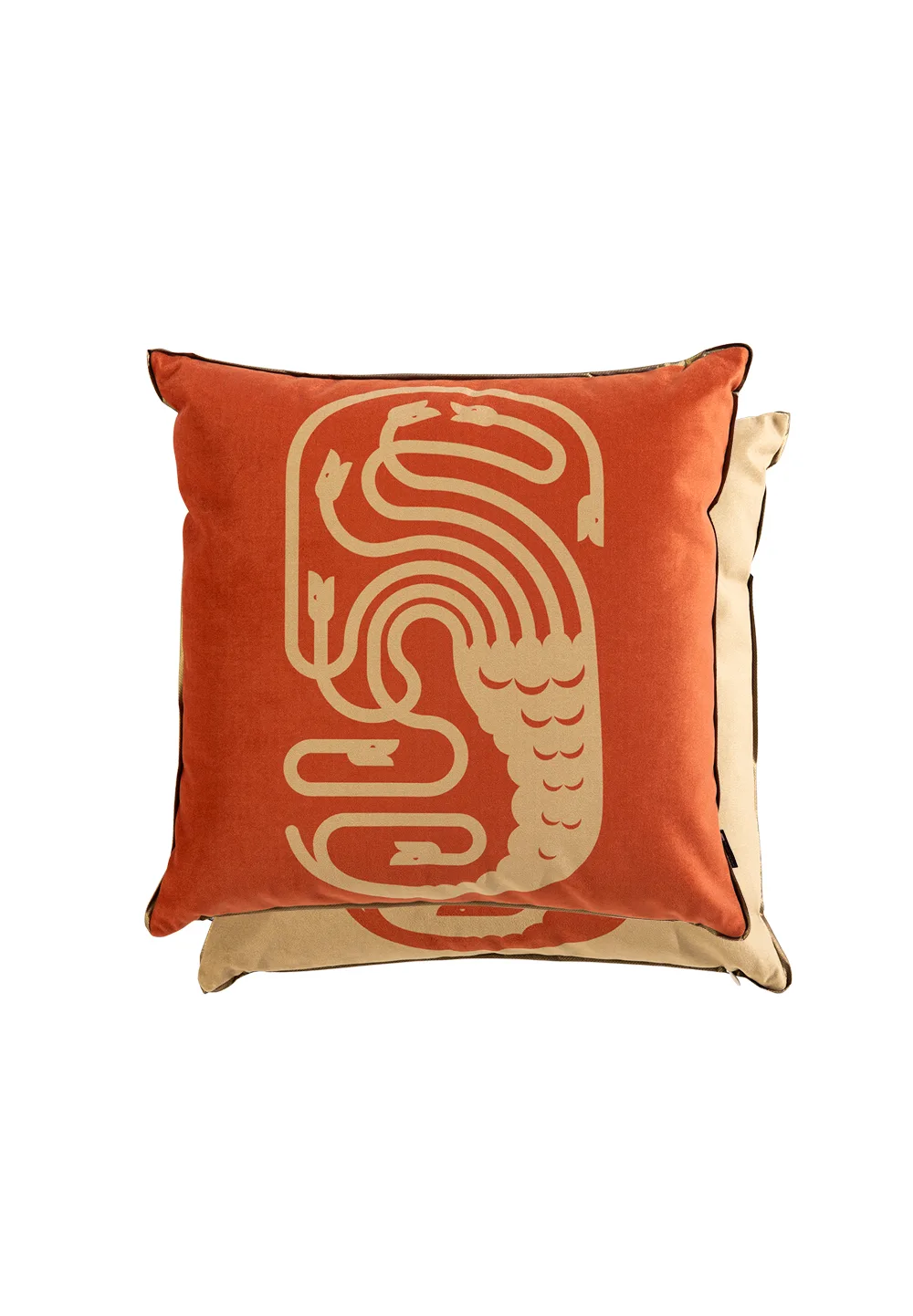 Coussin Hydre par Christian Signorel collection Bestiaire