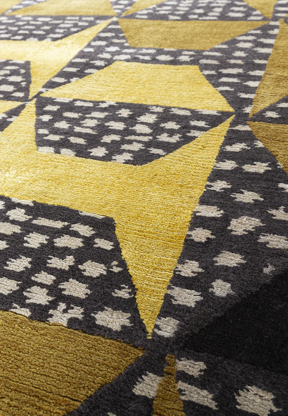 Tapis Macassar, noué main laine de l'Himalaya, collection Nepalese Rugs