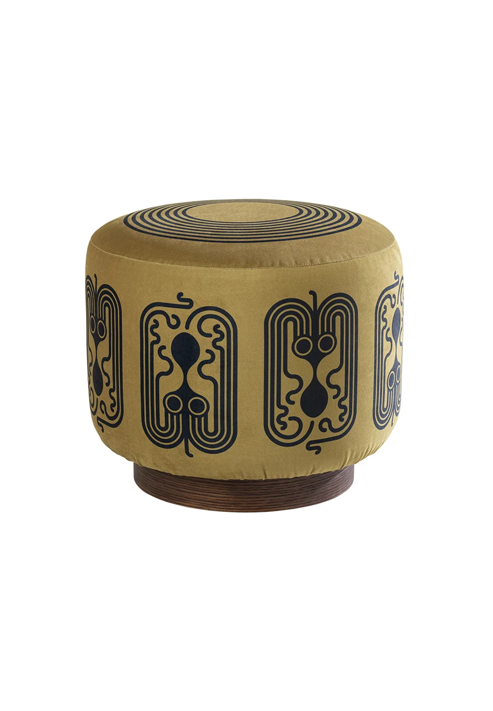 Pouf Poulpo Rond de Christian Signorel, collection Bestiaire, coloris Bronze