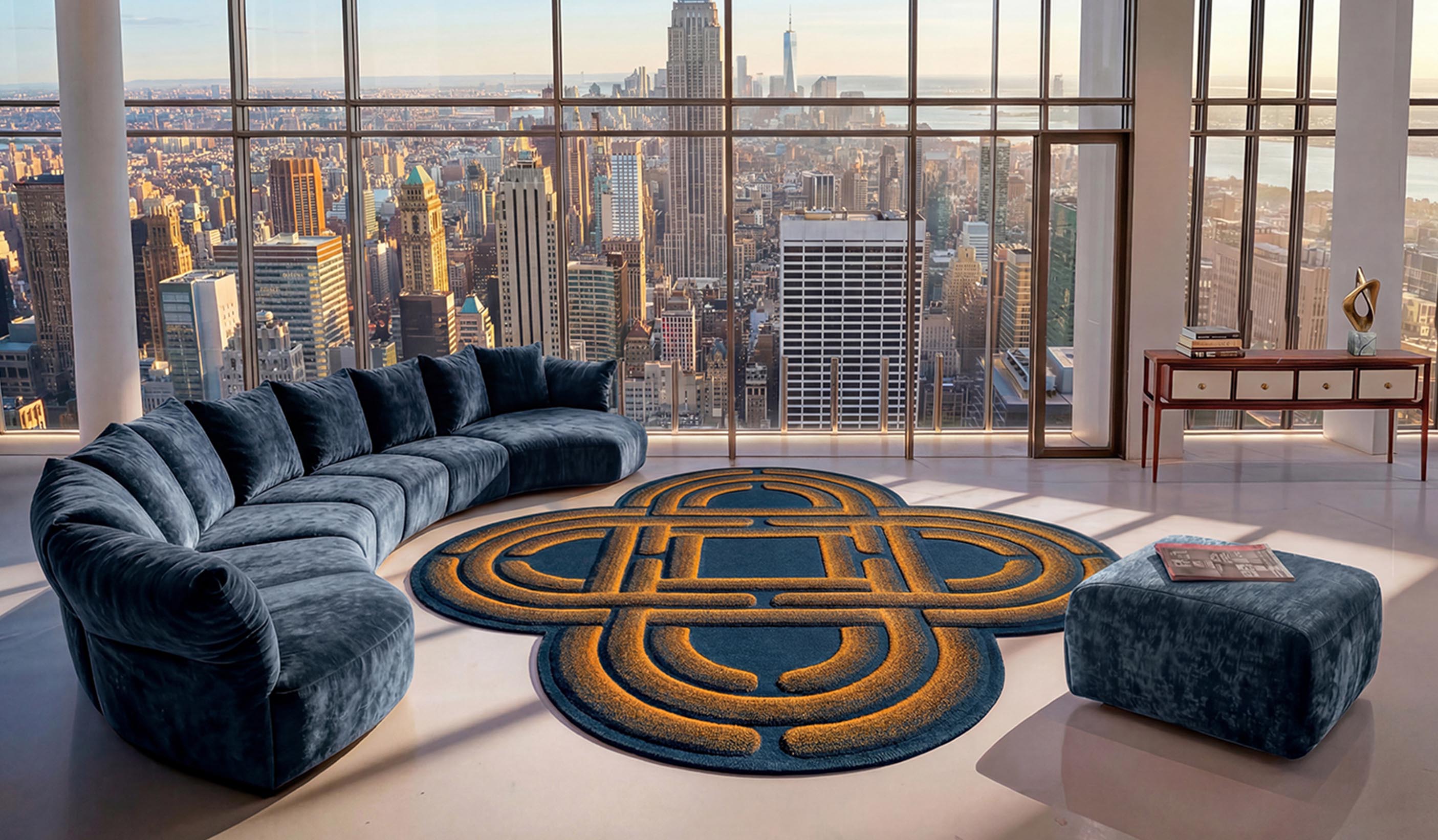 Collection Minotor 2.0, tapis tufté main