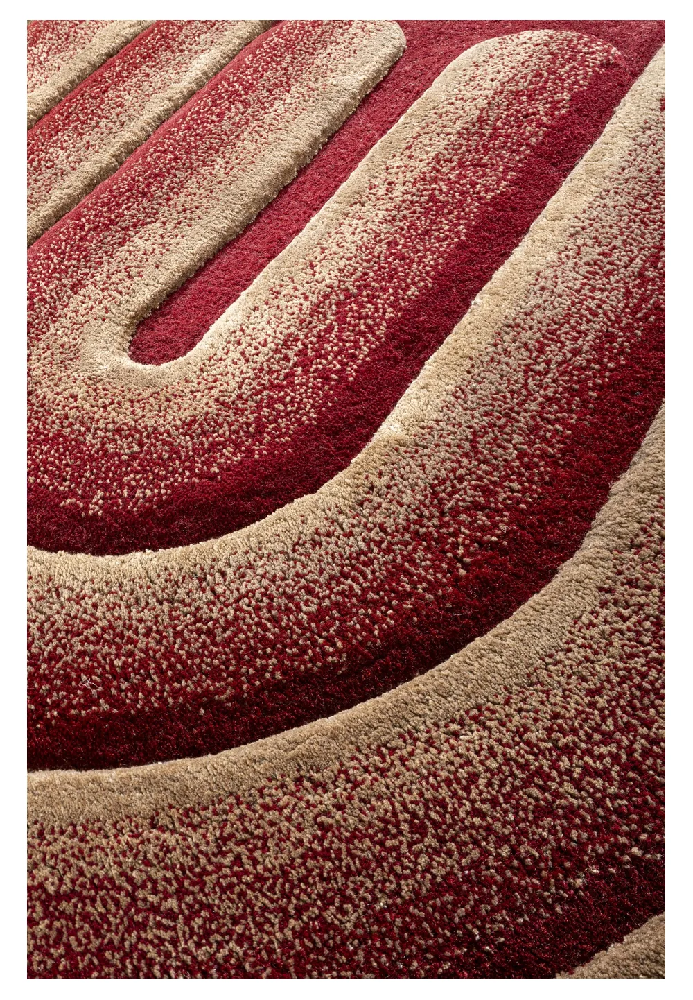 Minotor 2.0 Oblong Levanto, tapis de Christian Signorel, laine et Tencel