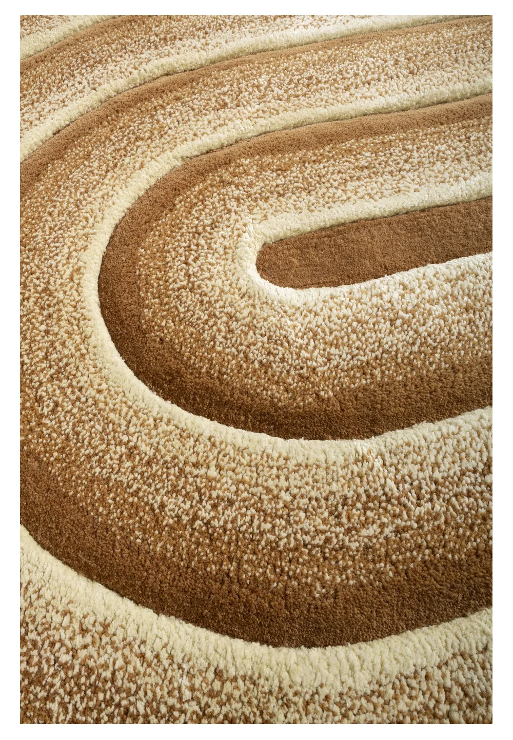 Minotor 2.0 Oblong Argile, tapis de Christian Signorel, laine et Tencel