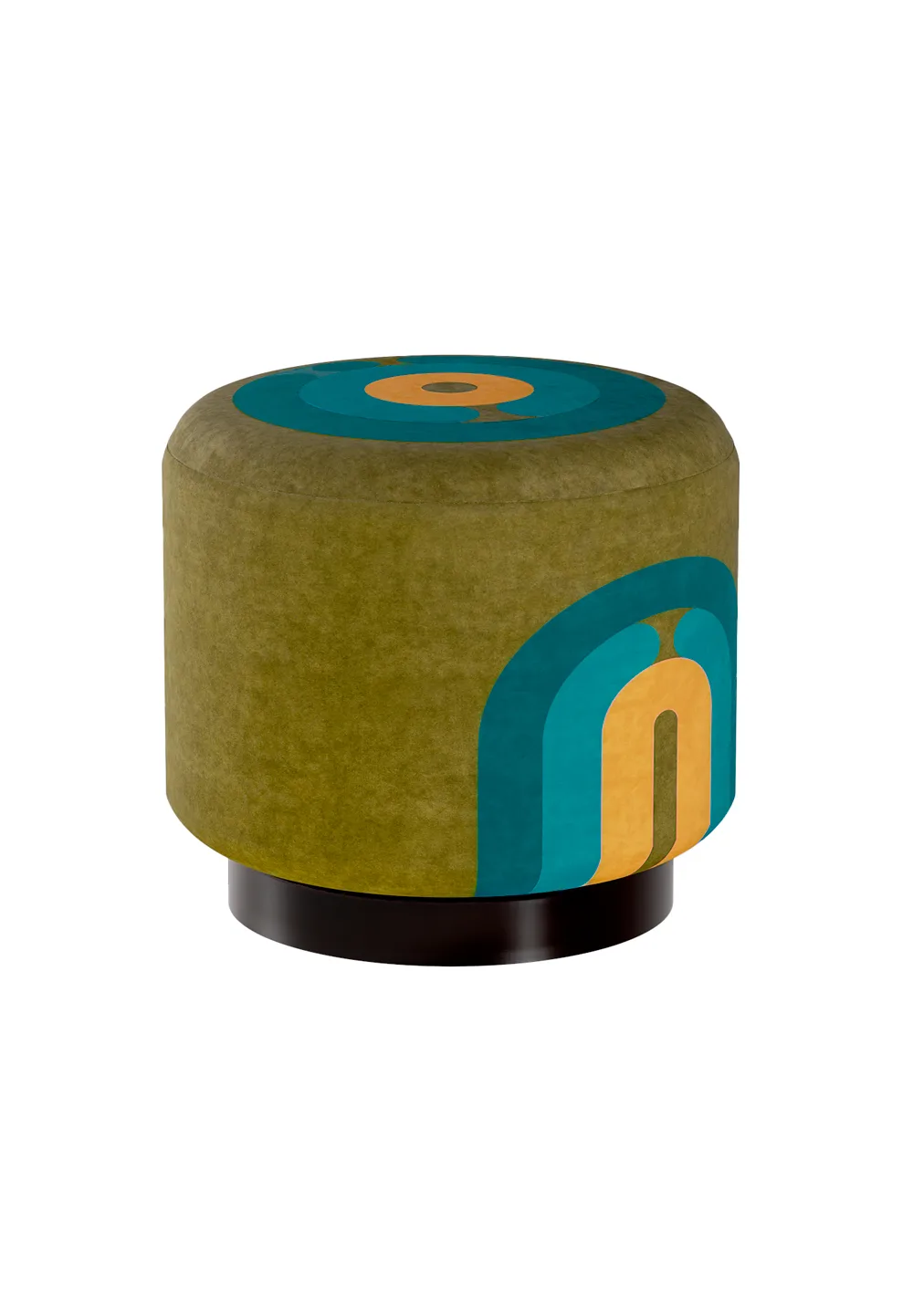 Pouf Minotor Rond de Christian Signorel, collection Minotor, coloris Émeraude
