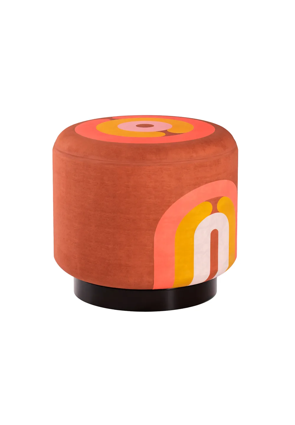 Pouf Minotor Rond de Christian Signorel, collection Minotor, coloris Cuivre