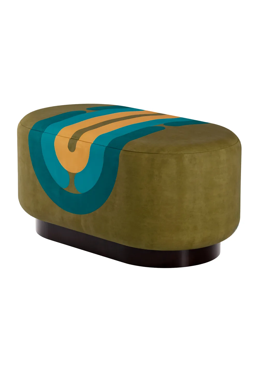 Pouf Minotor Oblong de Christian Signorel, collection Minotor, coloris Émeraude
