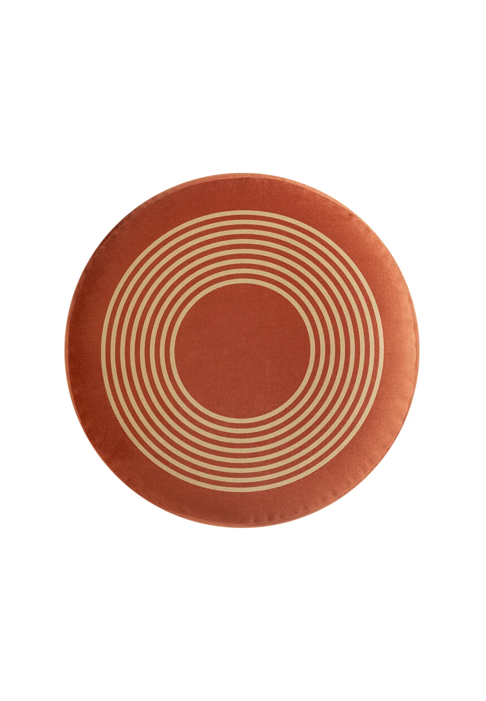 Pouf Hydre Rond de Christian Signorel, collection Bestiaire, coloris Terracotta