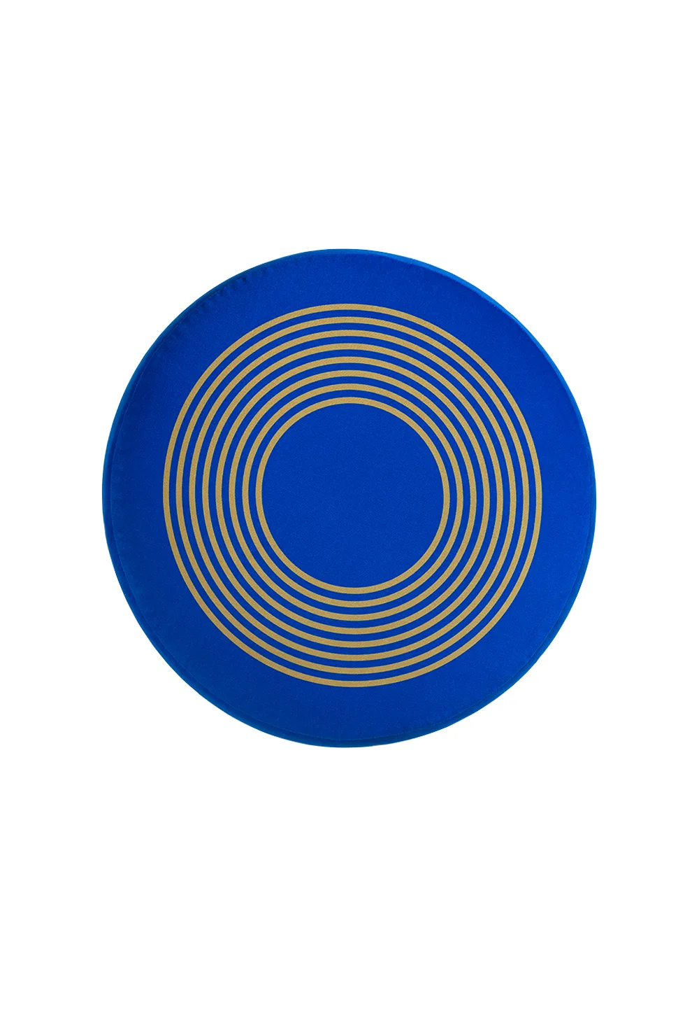Pouf Poulpo Rond de Christian Signorel, collection Bestiaire, coloris Cobalt
