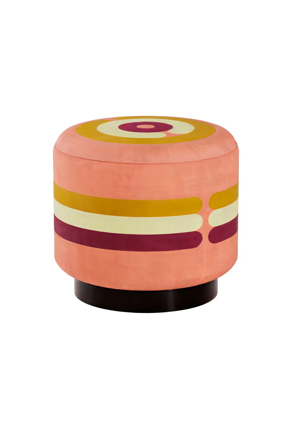 Pouf Minotor Rond de Christian Signorel, collection Minotor, coloris Sienne