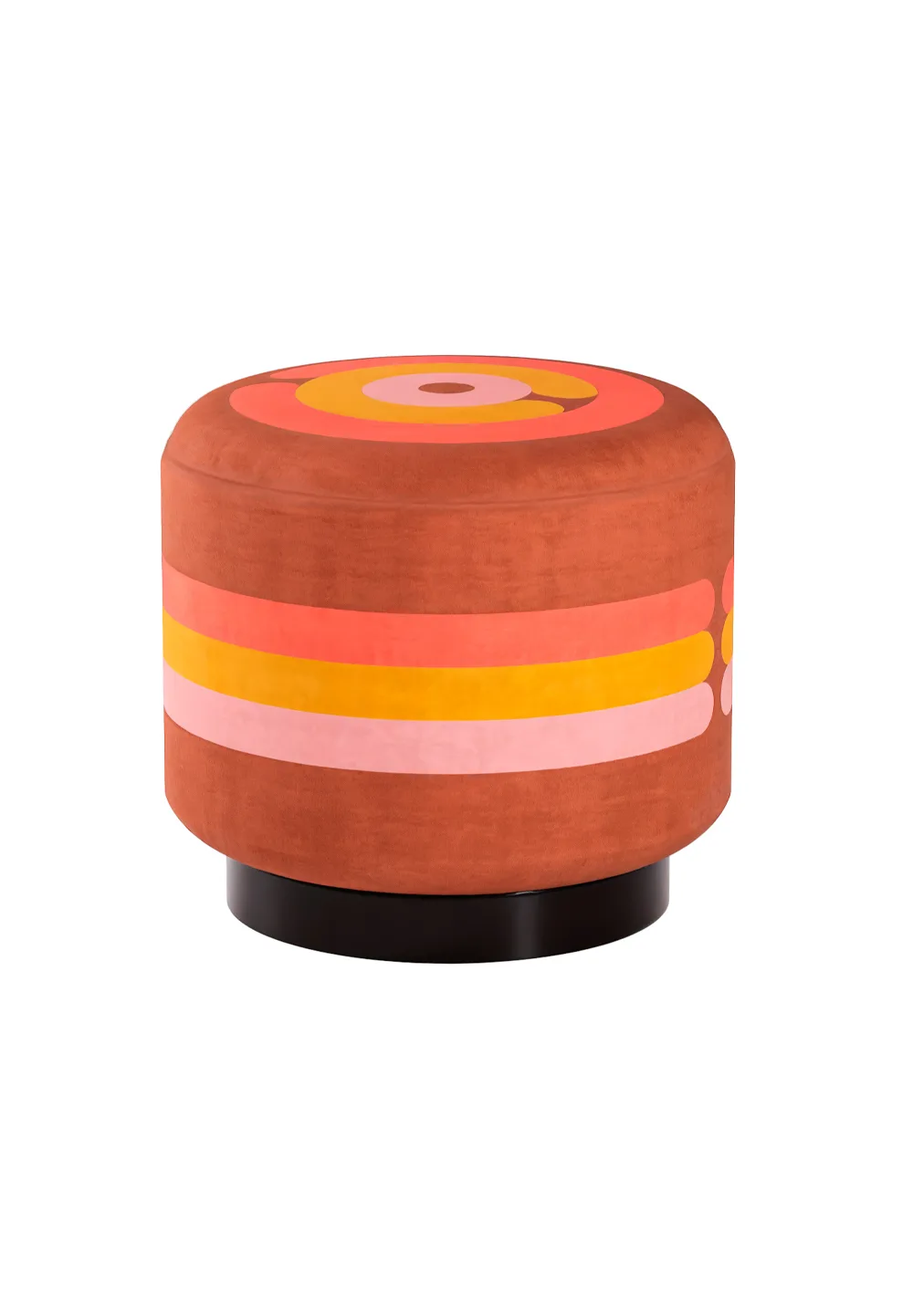 Pouf Minotor Rond de Christian Signorel, collection Minotor, coloris Cuivre