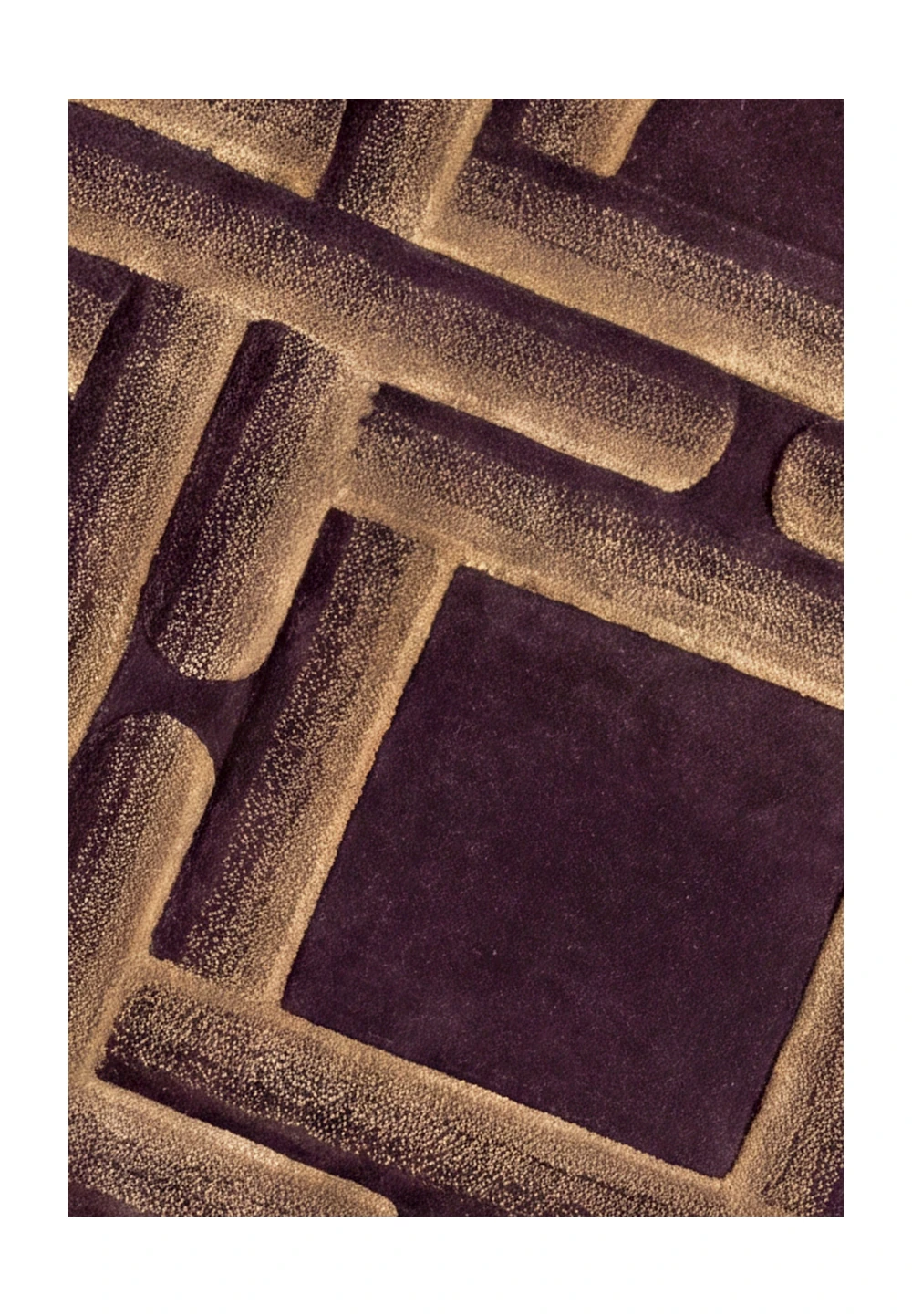 Minotor 2.0 Nef Emperador, tapis de Christian Signorel, laine et Tencel
