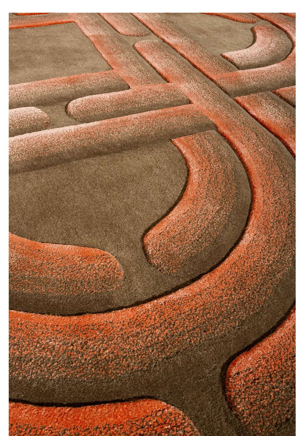 Minotor 2.0 Nef Schiste, tapis de Christian Signorel, laine et Tencel