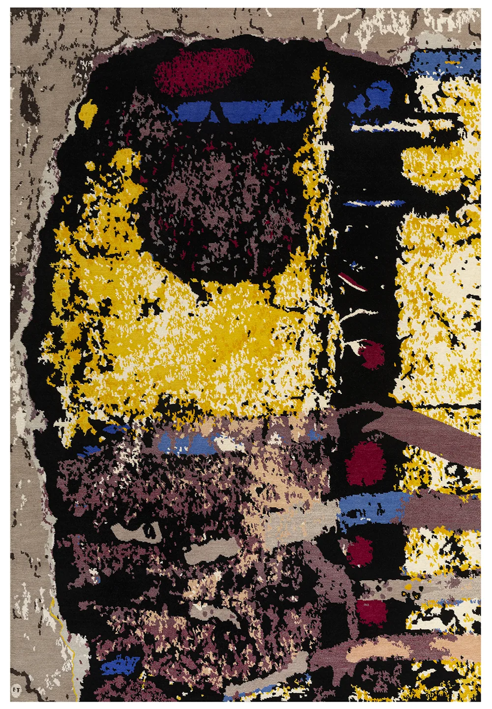 Idol Taupe, tapis Spatial d'Emmanuel Thibault, viscose