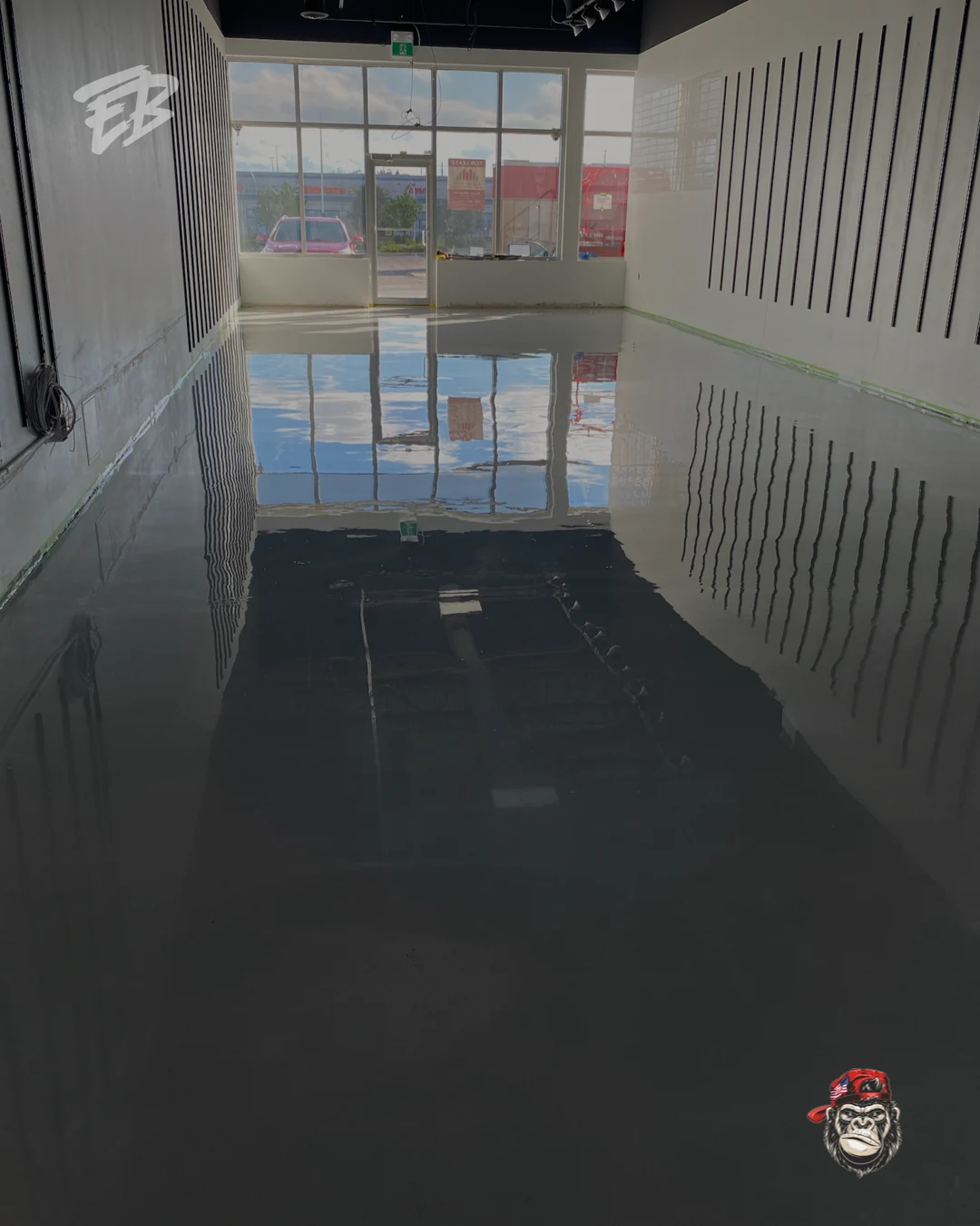 Concrete moisture mitigation system in South Florida