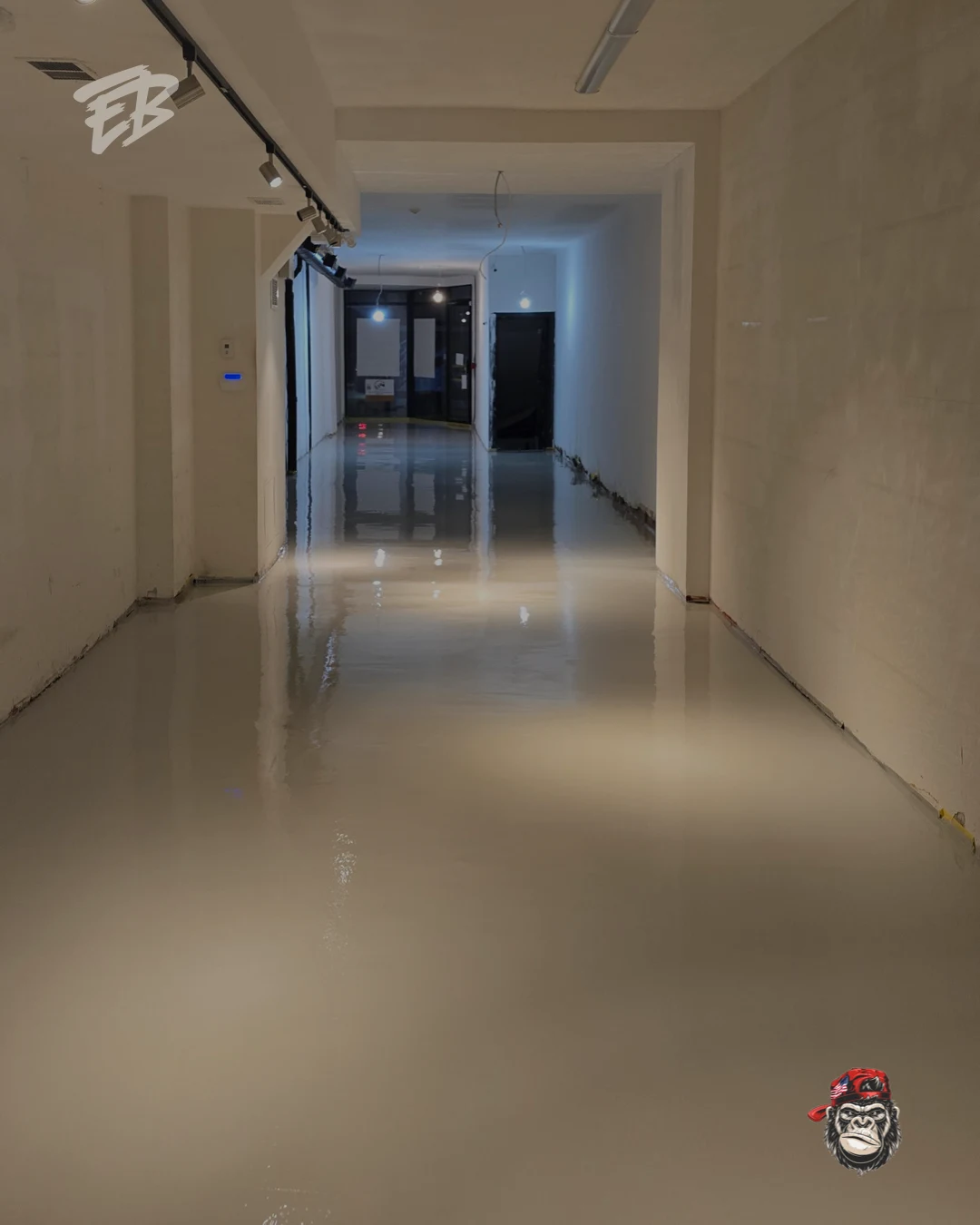 Residential garage waterproofing in Dania Beach Florida