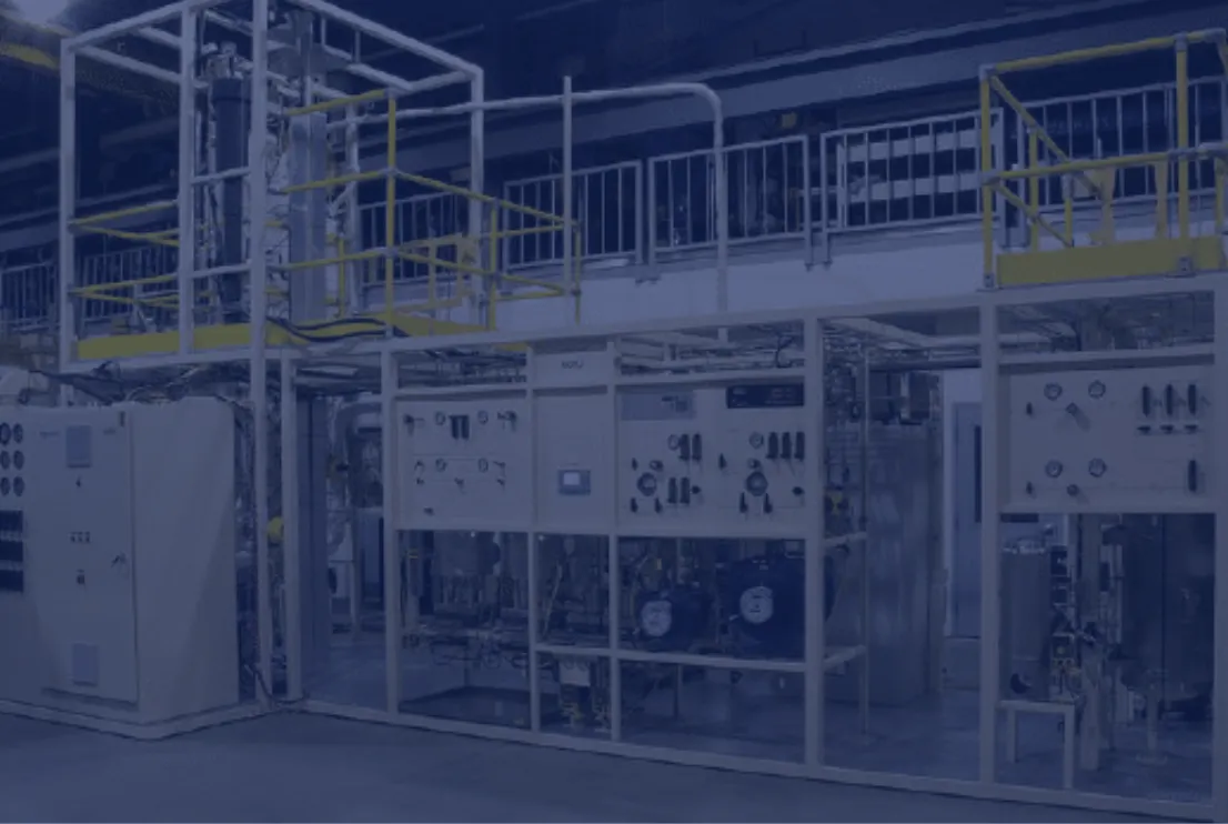 Pilot plant designed and built by Zeton