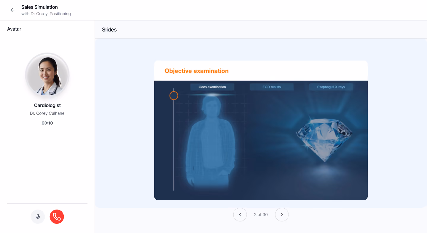 Practice step screenshot