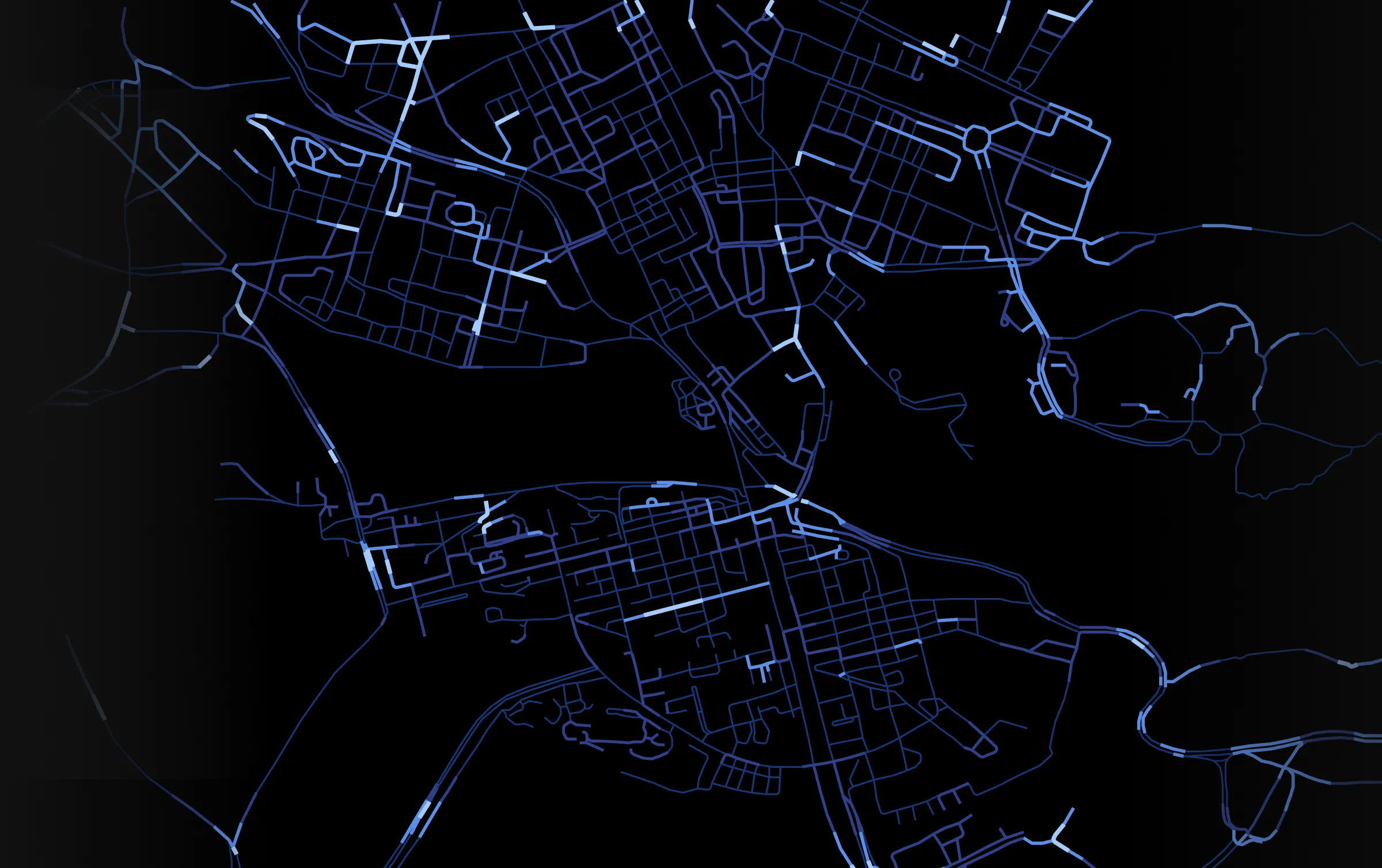 Road Networks built with Univrses
