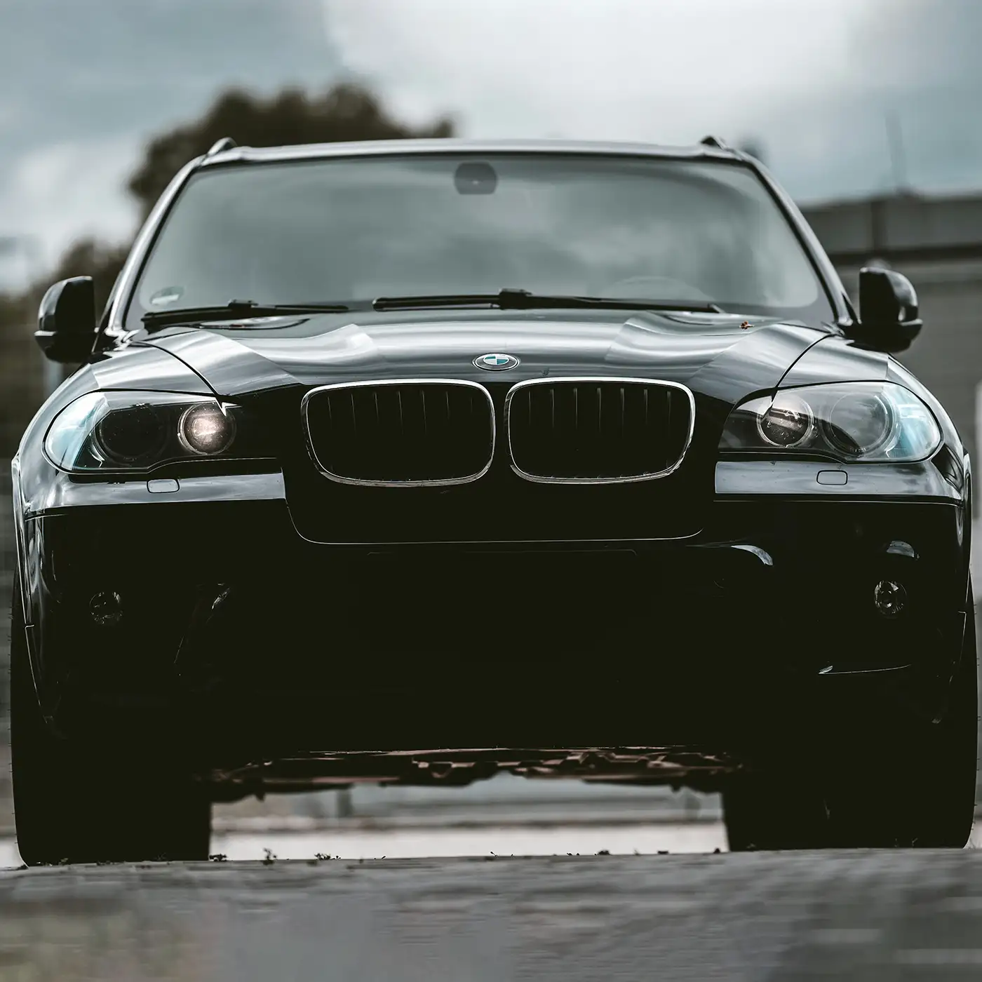 Black BMW visiting Aussie Tune service centre near Dandenong