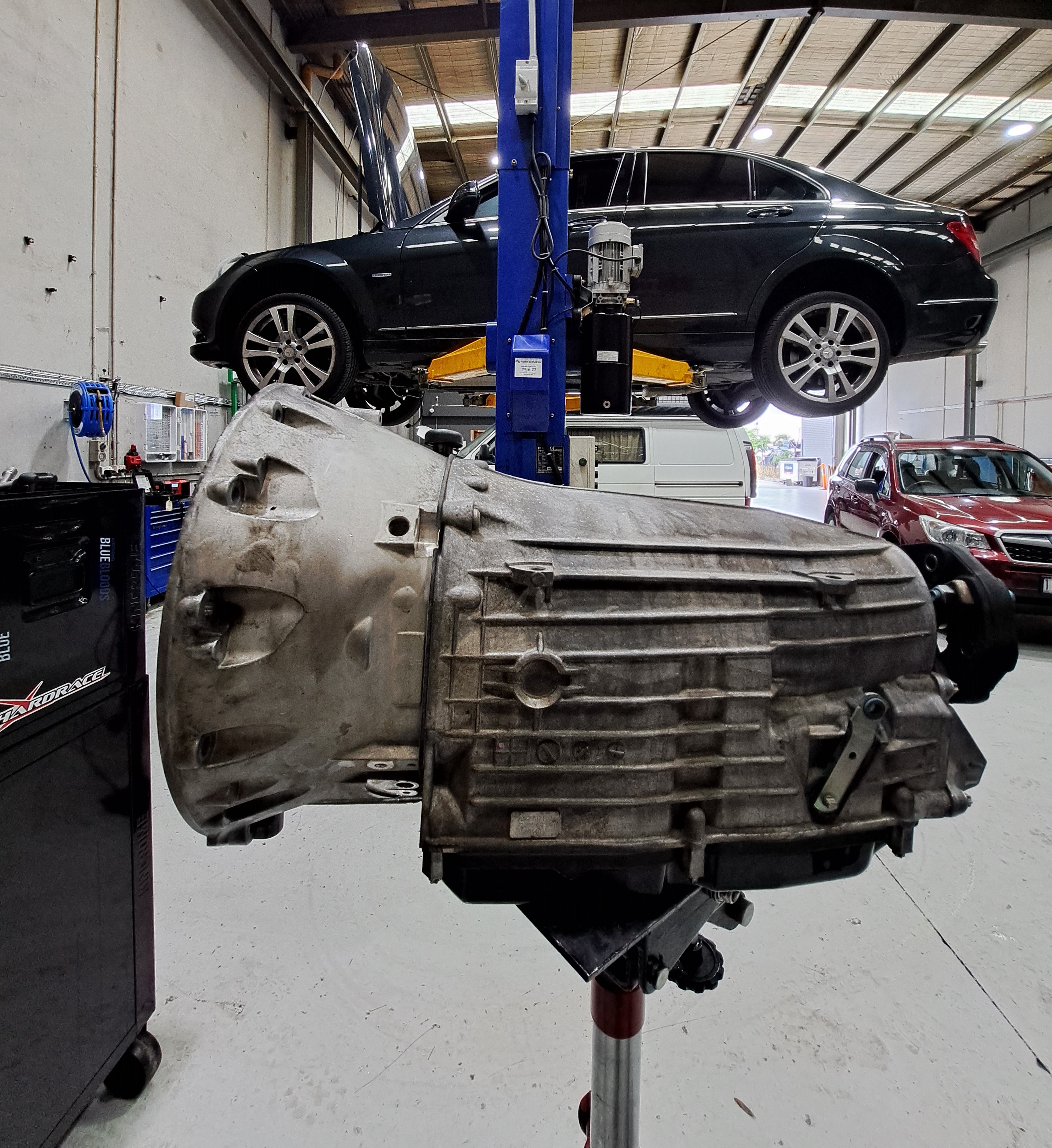 Aussie Tune mechanic repairing a Audi Transmission