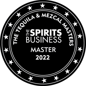 Seal reading The Tequila & Mezcal Masters The Spirits Business Master 2022 with stars in a circle.
