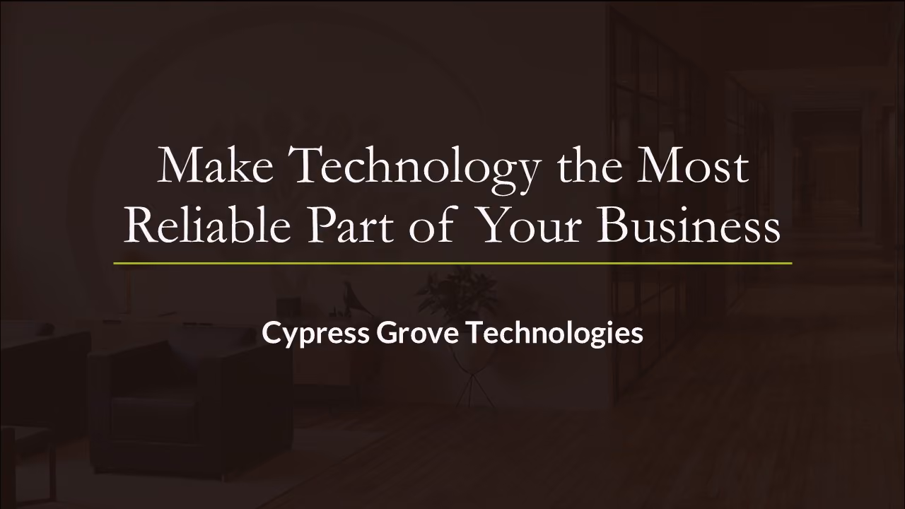 Cypress Grove Technologies