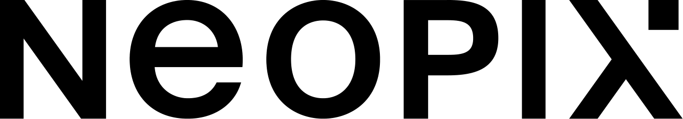 Neopix brand logo in bold black letters on a white background.