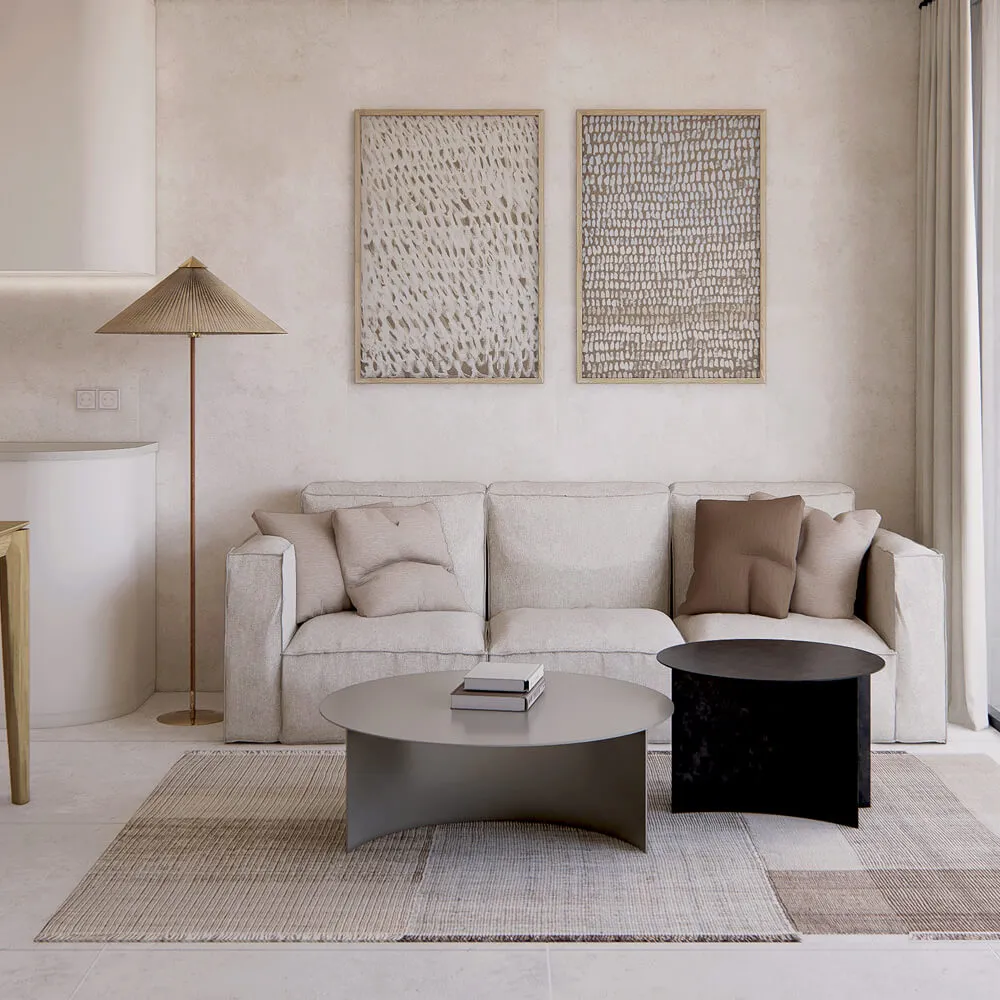 Bespoke interior architecture and luxury interior design by Studio Moravová at the Can Lantana villa in Ibiza, Spain.