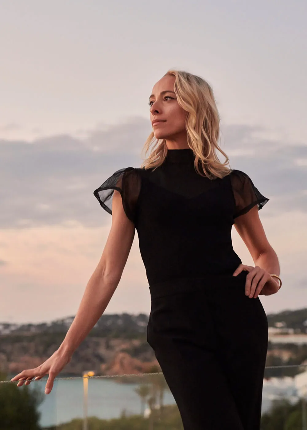 Portrait of the founder and lead designer behind Studio Moravová, a luxury interior design and architecture firm in Ibiza.