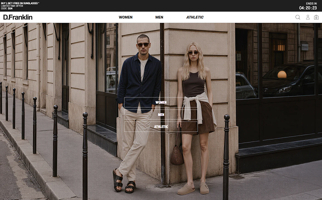 US Market Store for an International Sunglasses Brand