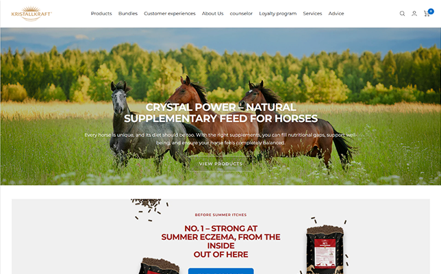 Brand-Led Shopify Store for a Natural Supplement Brand