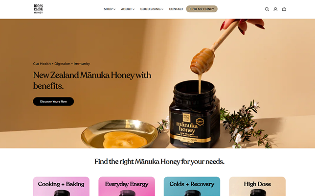 Multi-Market Shopify Store for a Global Honey Brand