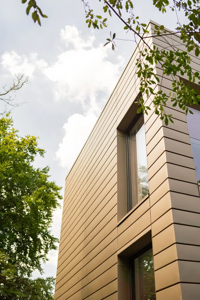 Aluminiumfassade gebaeudeecke
