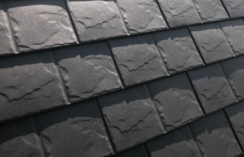 Aluminiumschindeln materialdetail