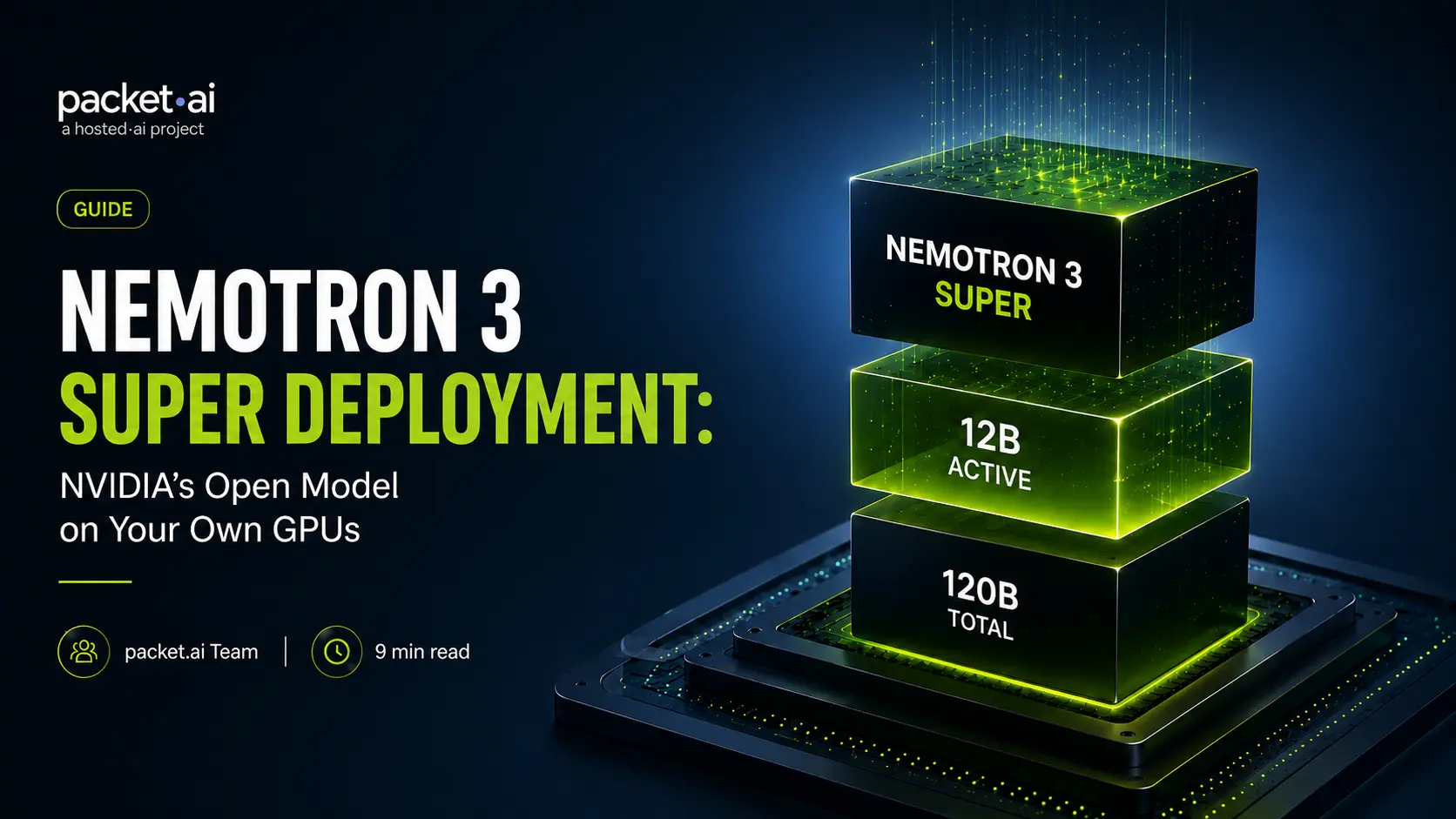 Nemotron 3 Super GPU deployment guide — packet.ai