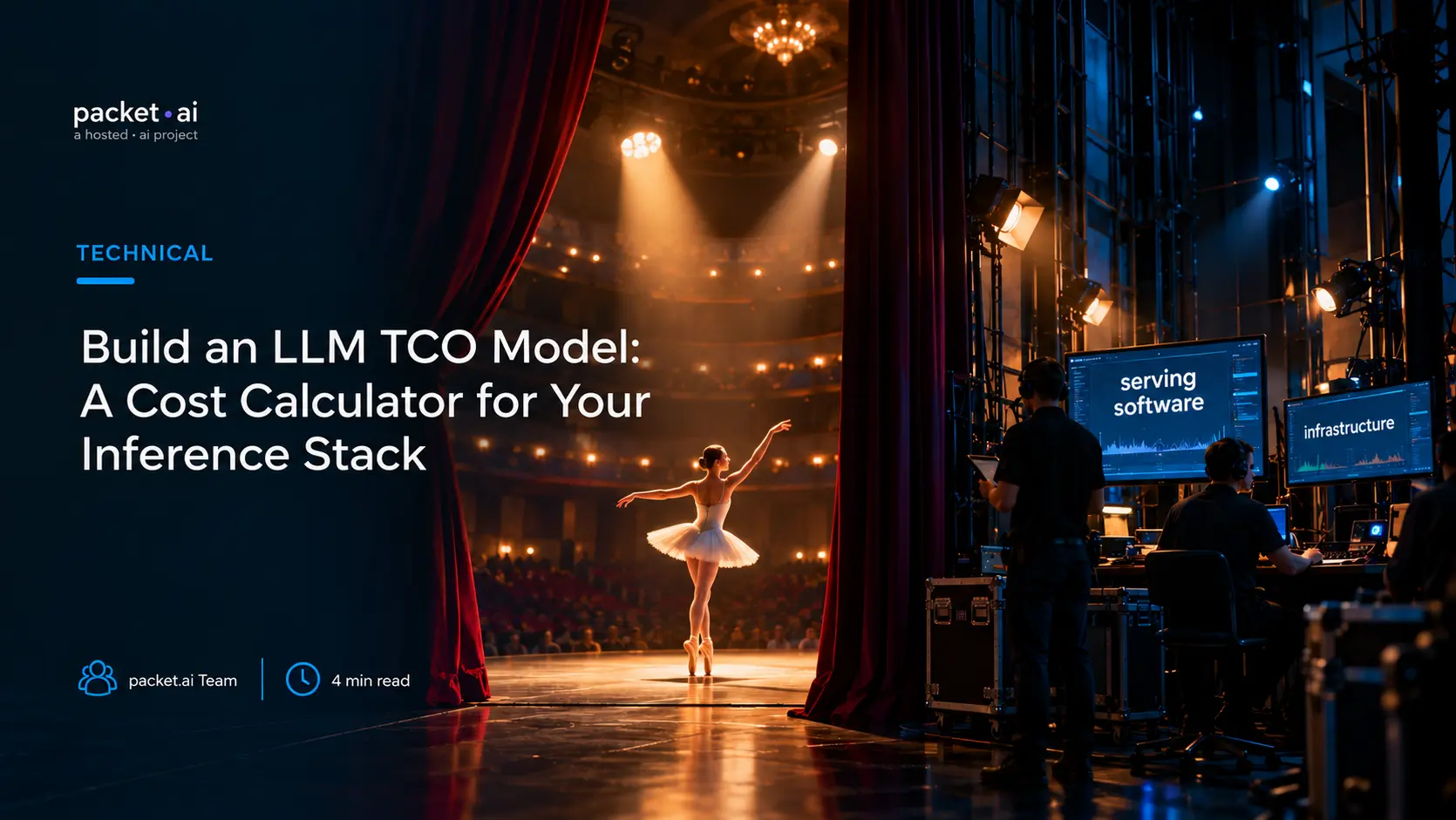LLM TCO model cost calculator inference stack — packet.ai