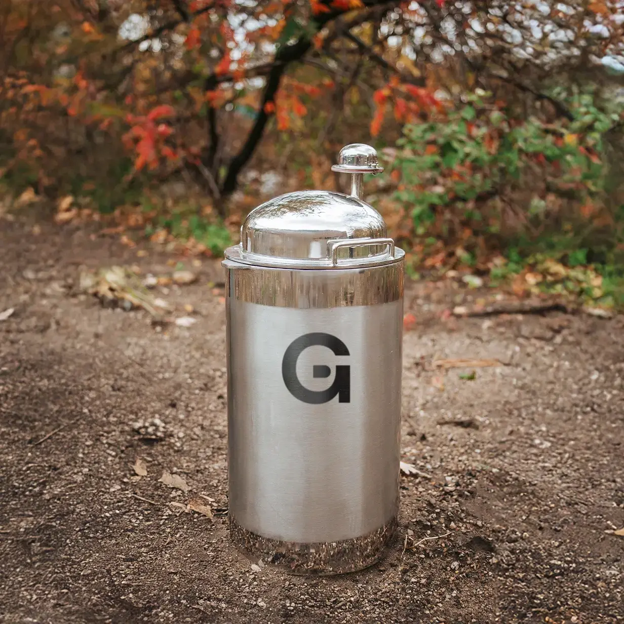 Genesys CLAD wellcap installed near autumn foliage