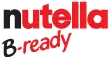 Nutella logo with the text B-ready underneath in red and black.