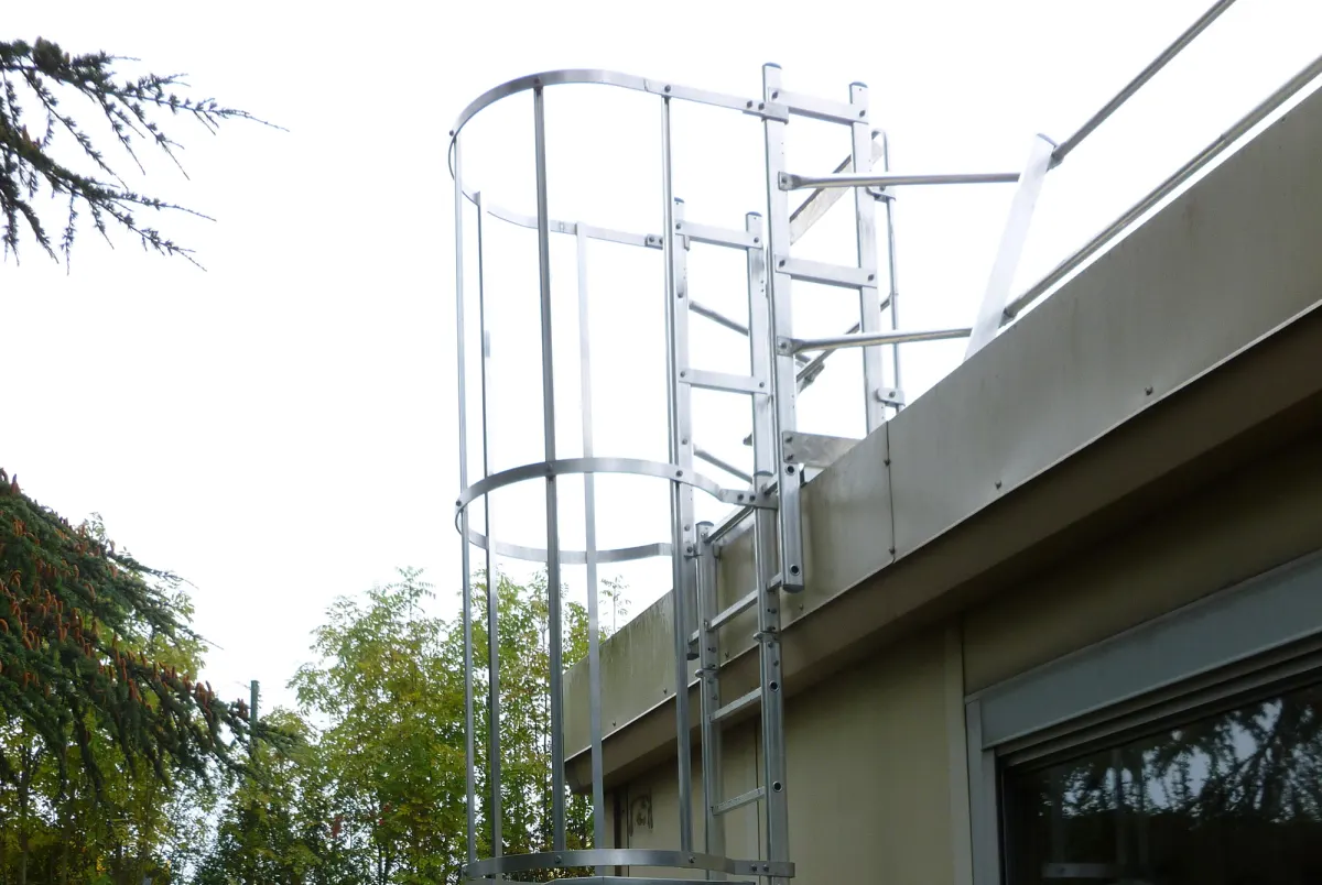 Garde-corps auto-portant en acier galvanisé — ERSIMS, vue 5