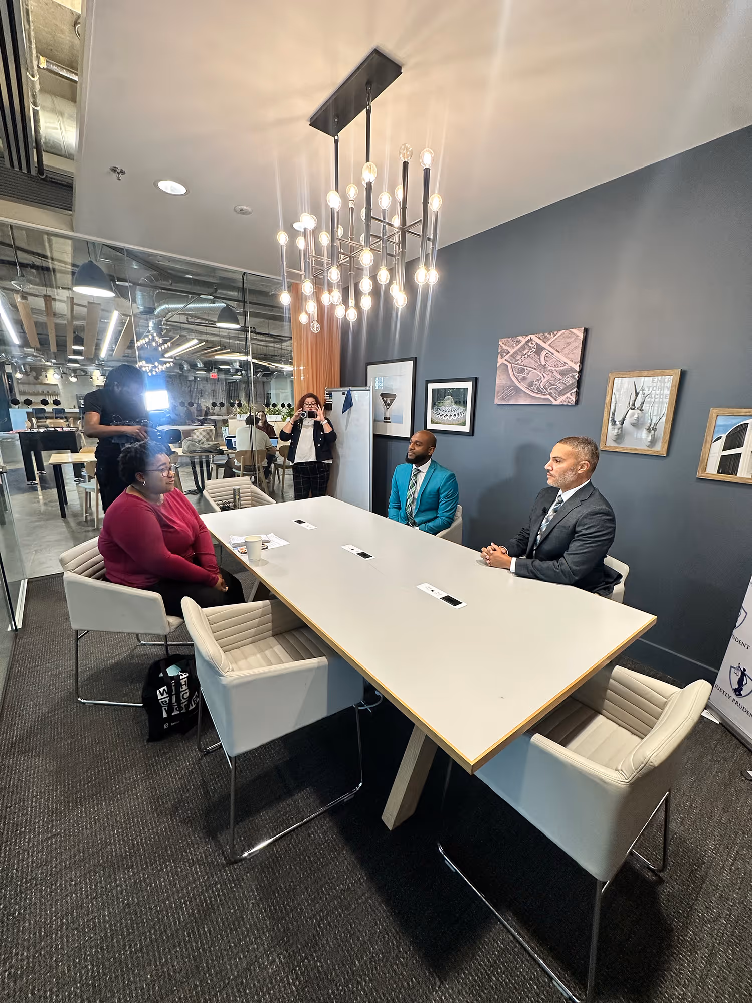 Post-verdict, EP Studio coordinated the press conference, spokesperson lineup, onsite logistics, media advisory, and real-time support for counsel and client through the aftermath.