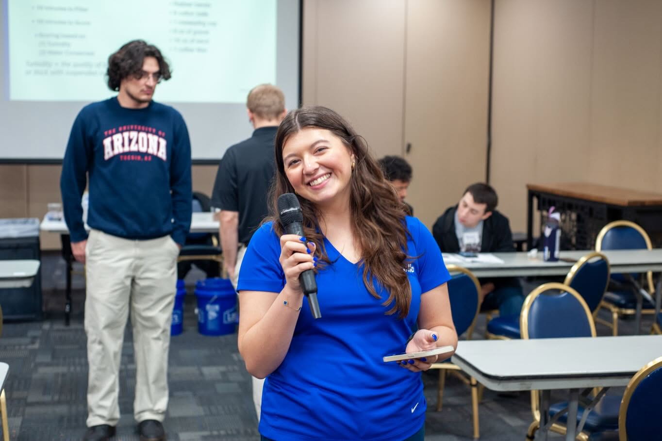 image of students during welcome week at a university