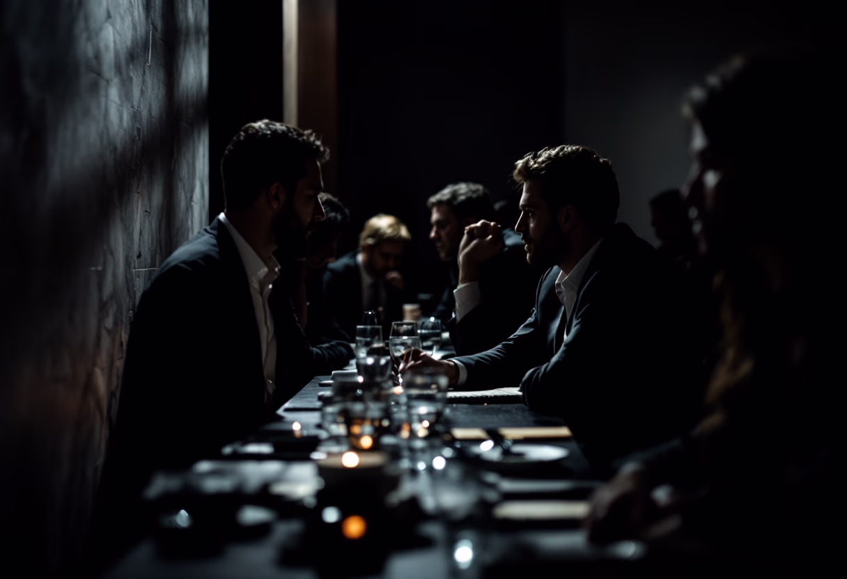 image of networking event attendees (for a legal tech)