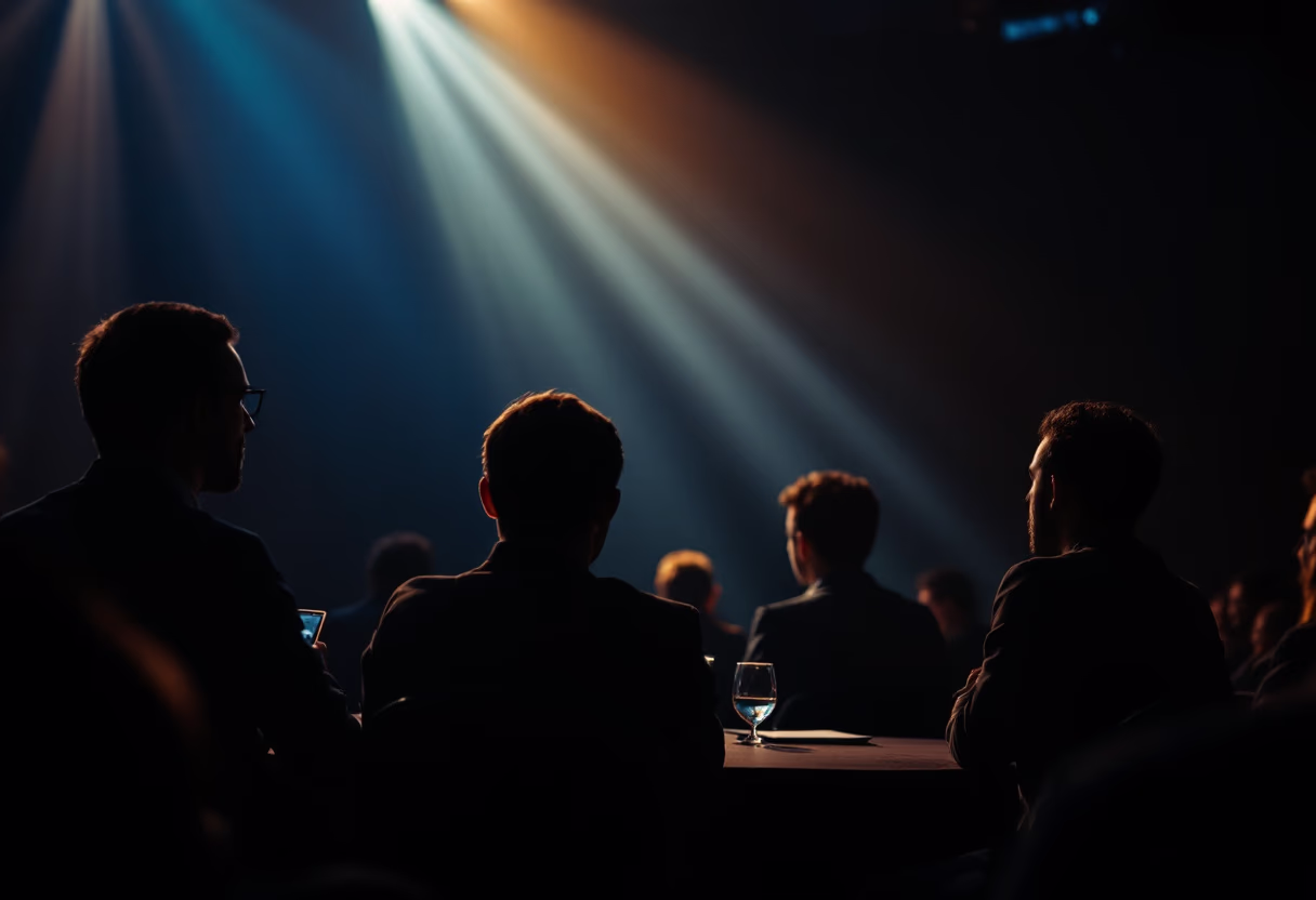 image of an industry conference (for an ai marketing tech company)