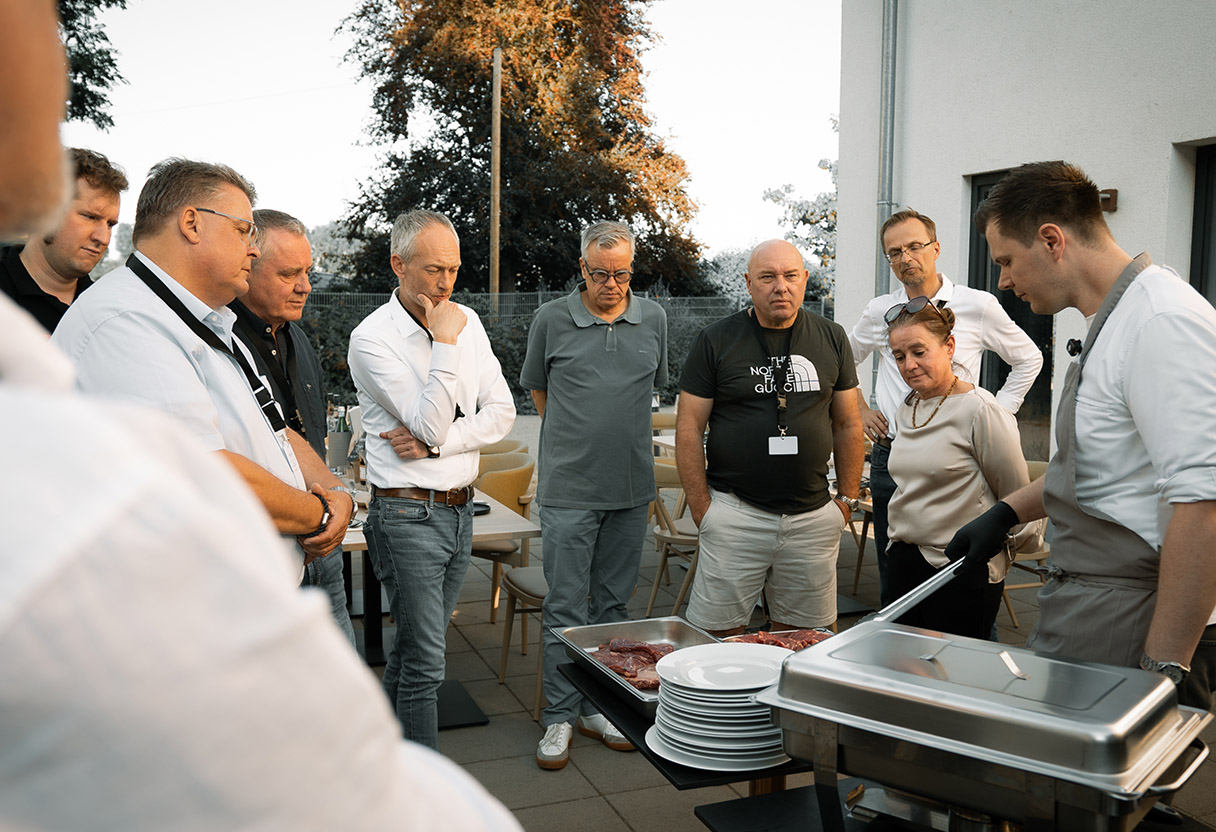 image of team discussion (for a hr tech)