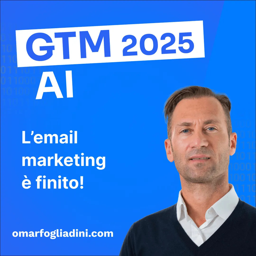 gtm, AI, gen AI, revops, ai-enablement, omnichannel, ai e omnicanalità, ai-prospecting, cold outreach, email marketing, cold email, outbound email, email lead generation, lead generation