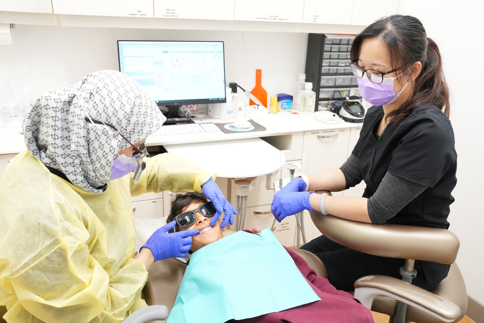 Treatment room at DTC Dental Treatment Center in Richmond, BC