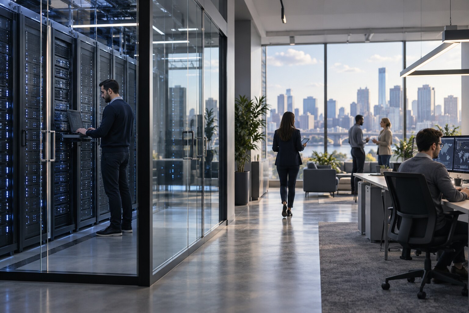 Connected workplace and enterprise infrastructure