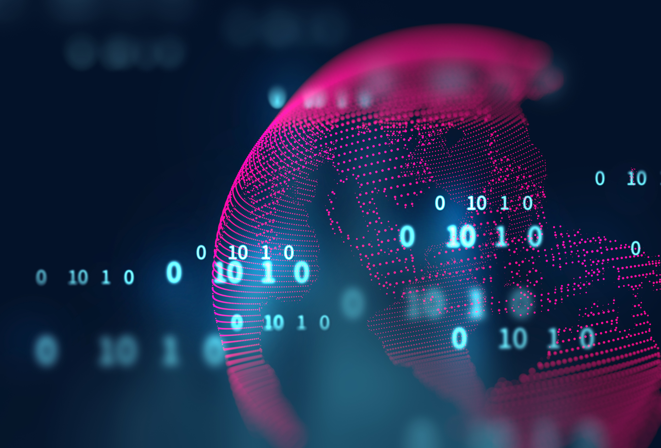 Connected digital globe representing the Techhands partner ecosystem